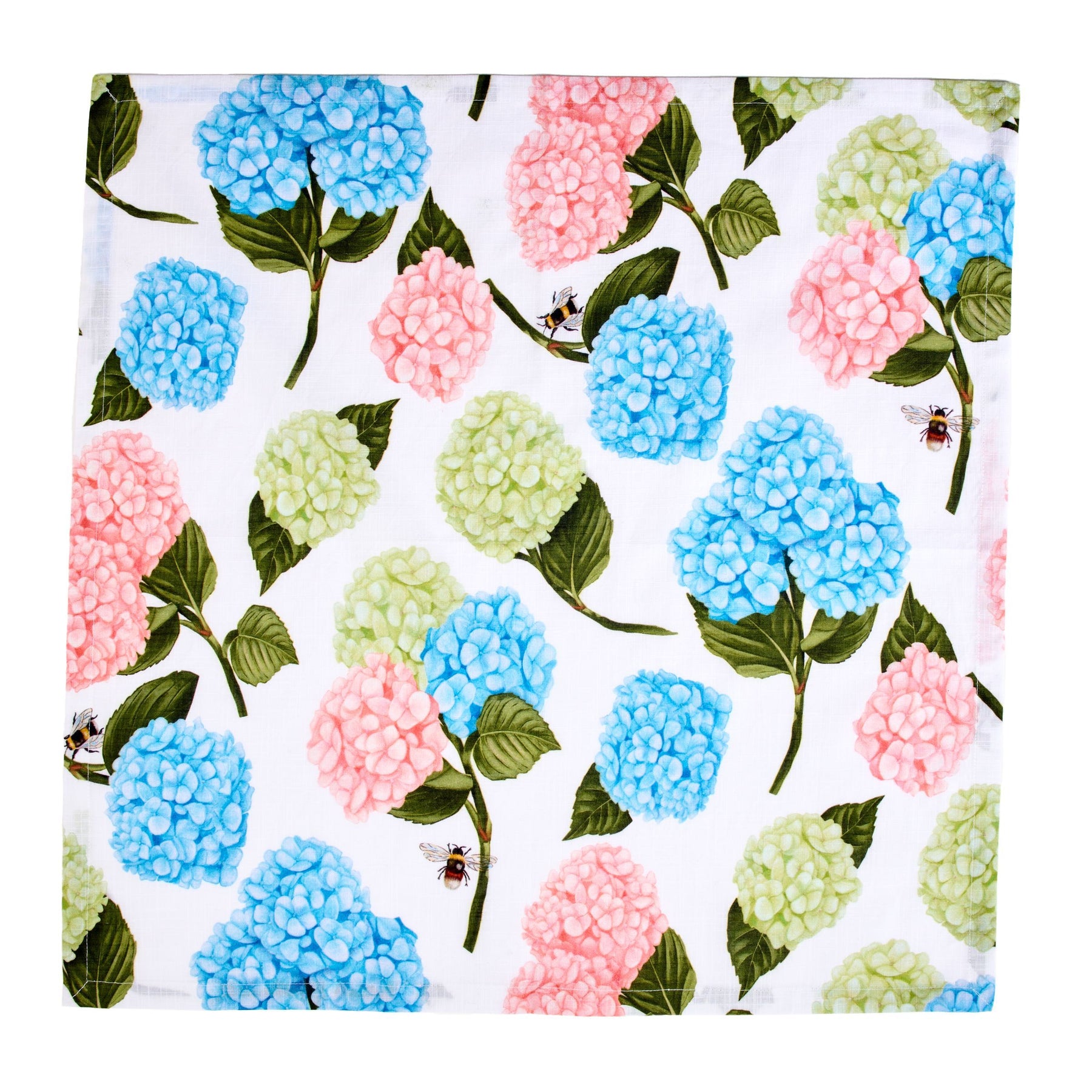 An image of Deborah Rhodes Hydrangea Garden Napkin - Set of 4