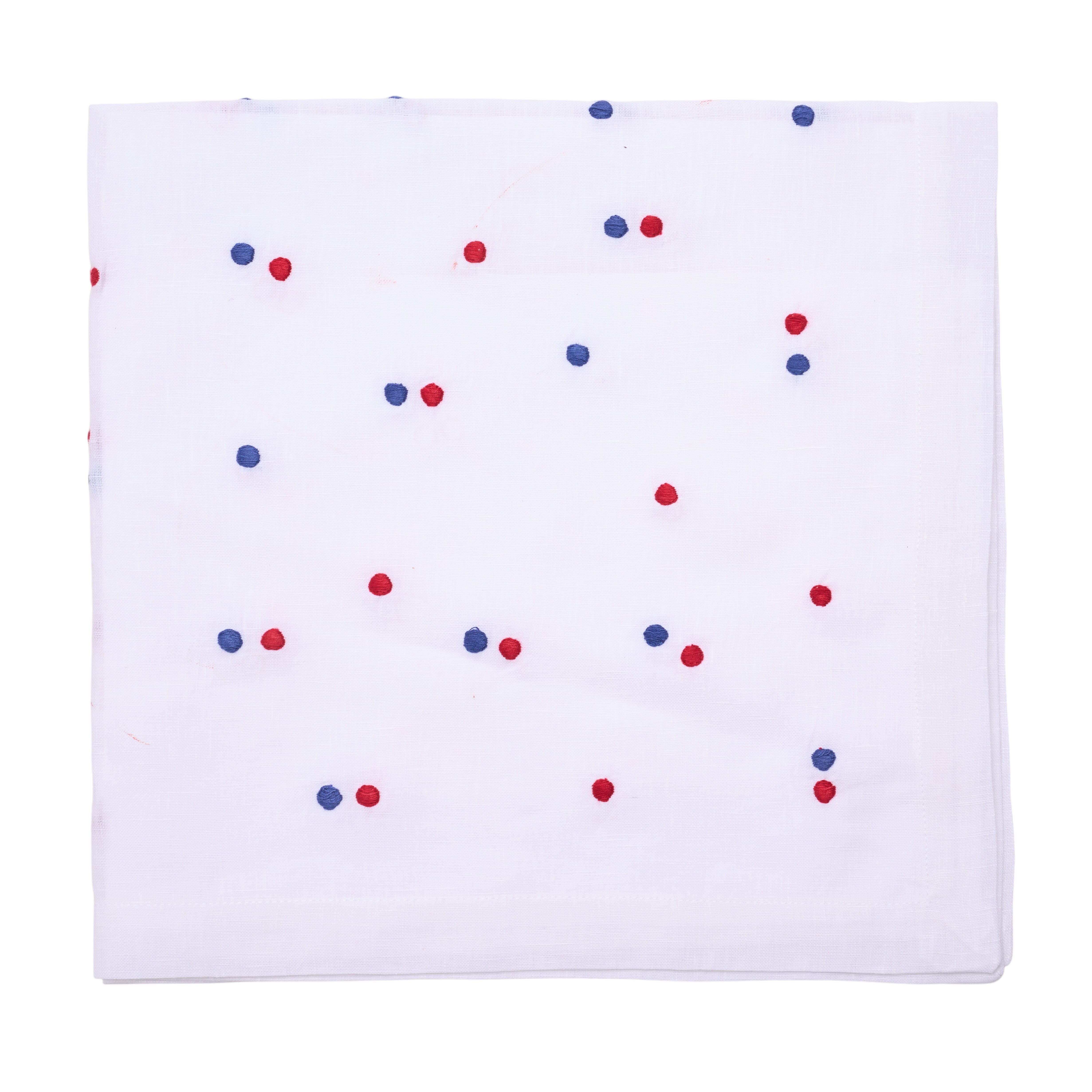 Deborah Rhodes Scattered Dots Embroidered Napkin - Set of 4