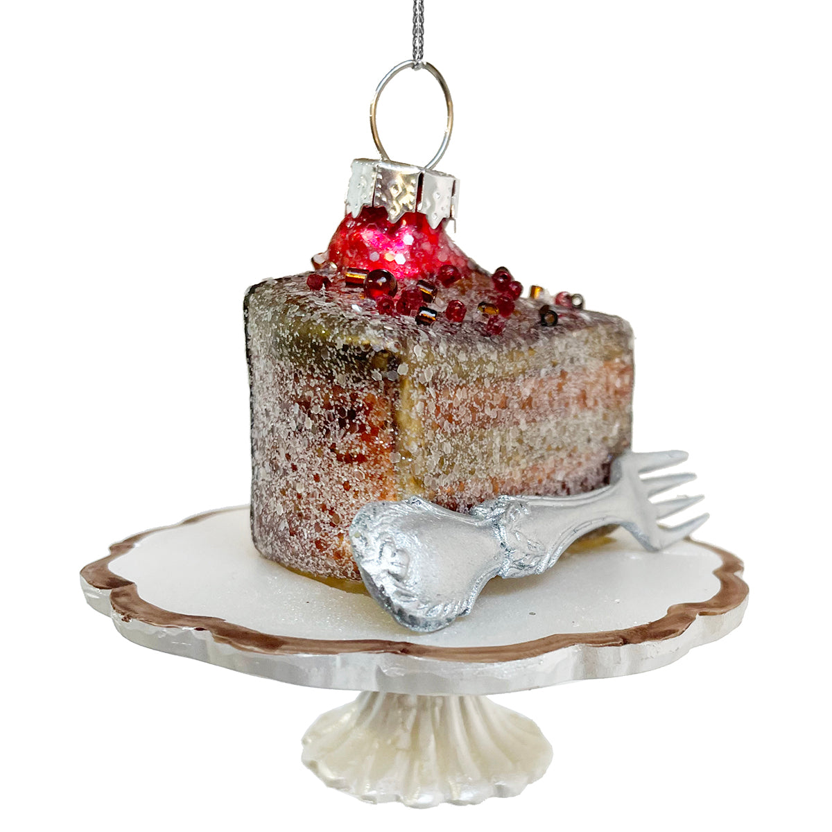 Shishi Chocolate Cake Ornament - 3"D