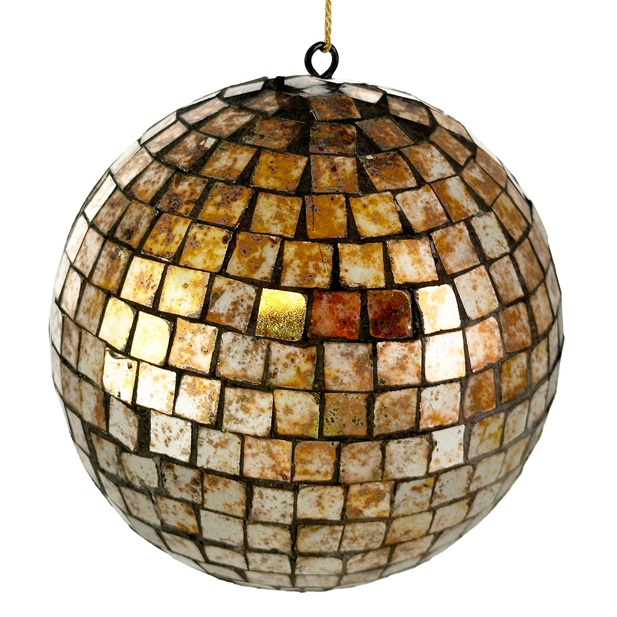 An image of Shishi Mirrored Glass Ball Ornament