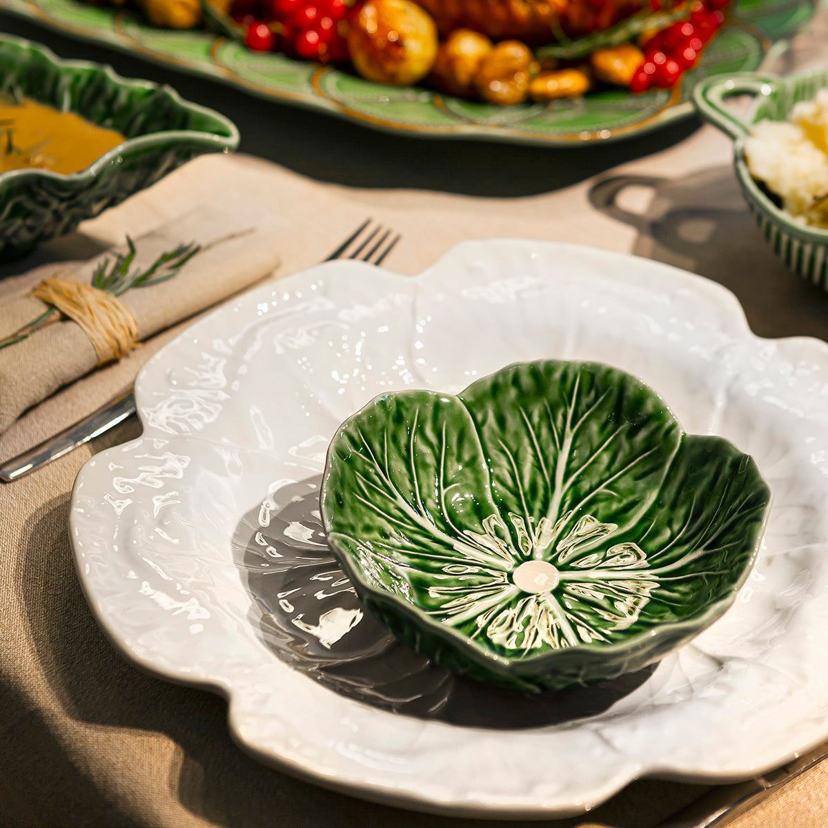 Bordallo Pinheiro Cabbage Small Salad Bowl