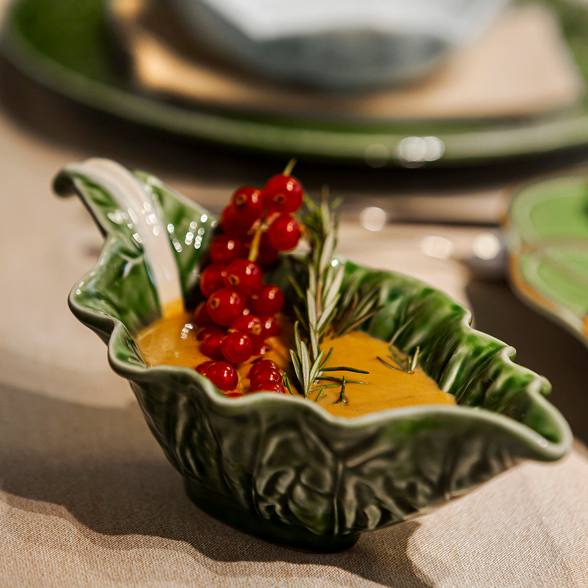 An image of Bordallo Pinheiro Cabbage Sauceboat