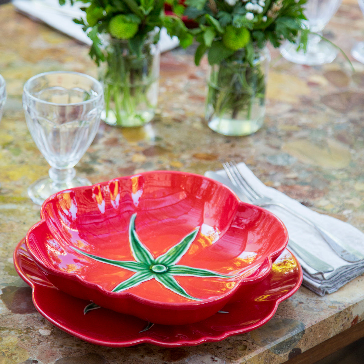 An image of Bordallo Pinheiro Tomato Pasta Plate