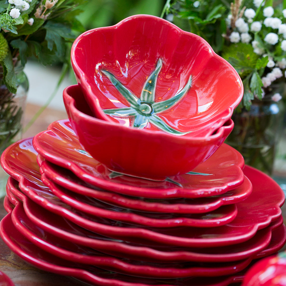 Bordallo Pinheiro Tomato Dessert Plate