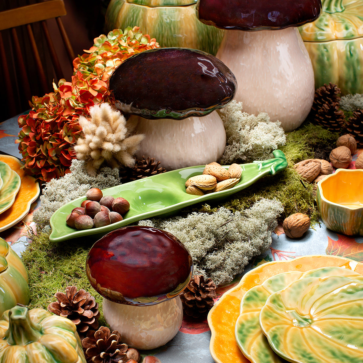 Bordallo Pinheiro Pumpkin Dinner Plate