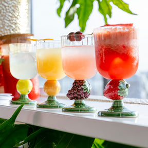 Bordallo Pinheiro Carmen Goblet - Lemon