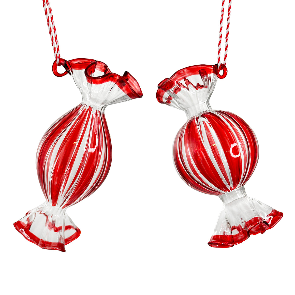 An image of Shishi Pearl White Glass Tree Ornament