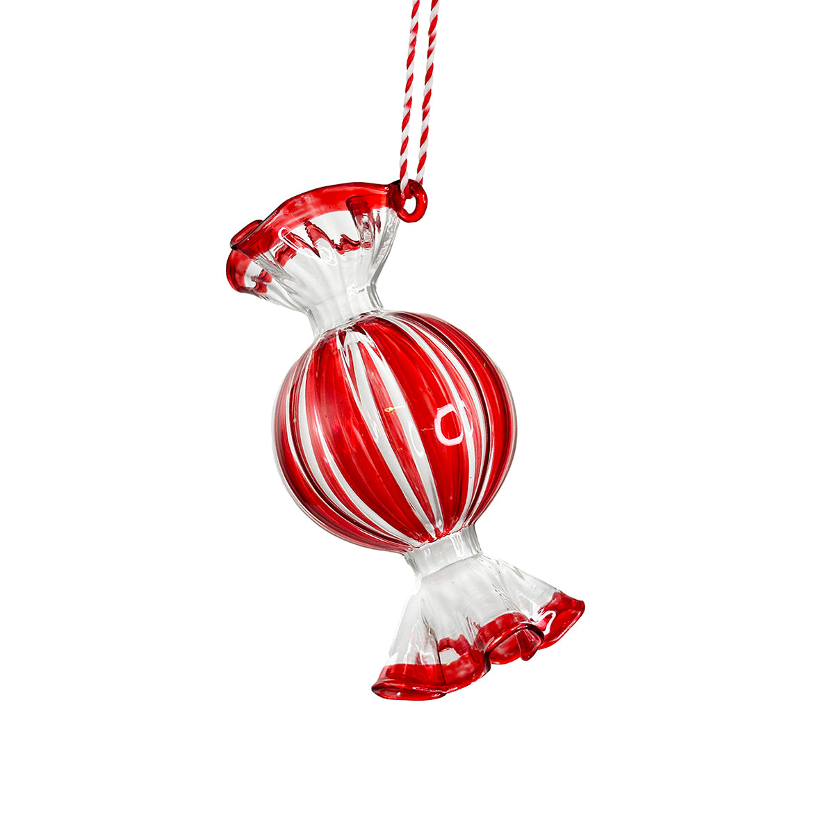 An image of Shishi Round Stripe Candy Ornament