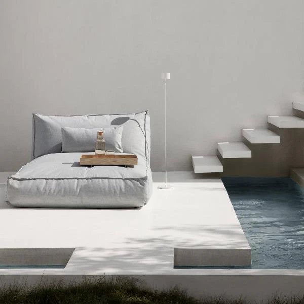 Blomus FAROL White Mobile Rechargeable LED Floor Lamp