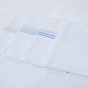 Gracious Home 6-Line Embroidered Flat Sheet