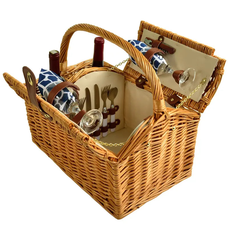 An image of Picnic at Ascot Vineyard Picnic Basket for Two