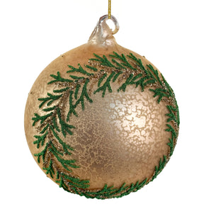 Shishi Glass Deco Wreath Beaded Ornament