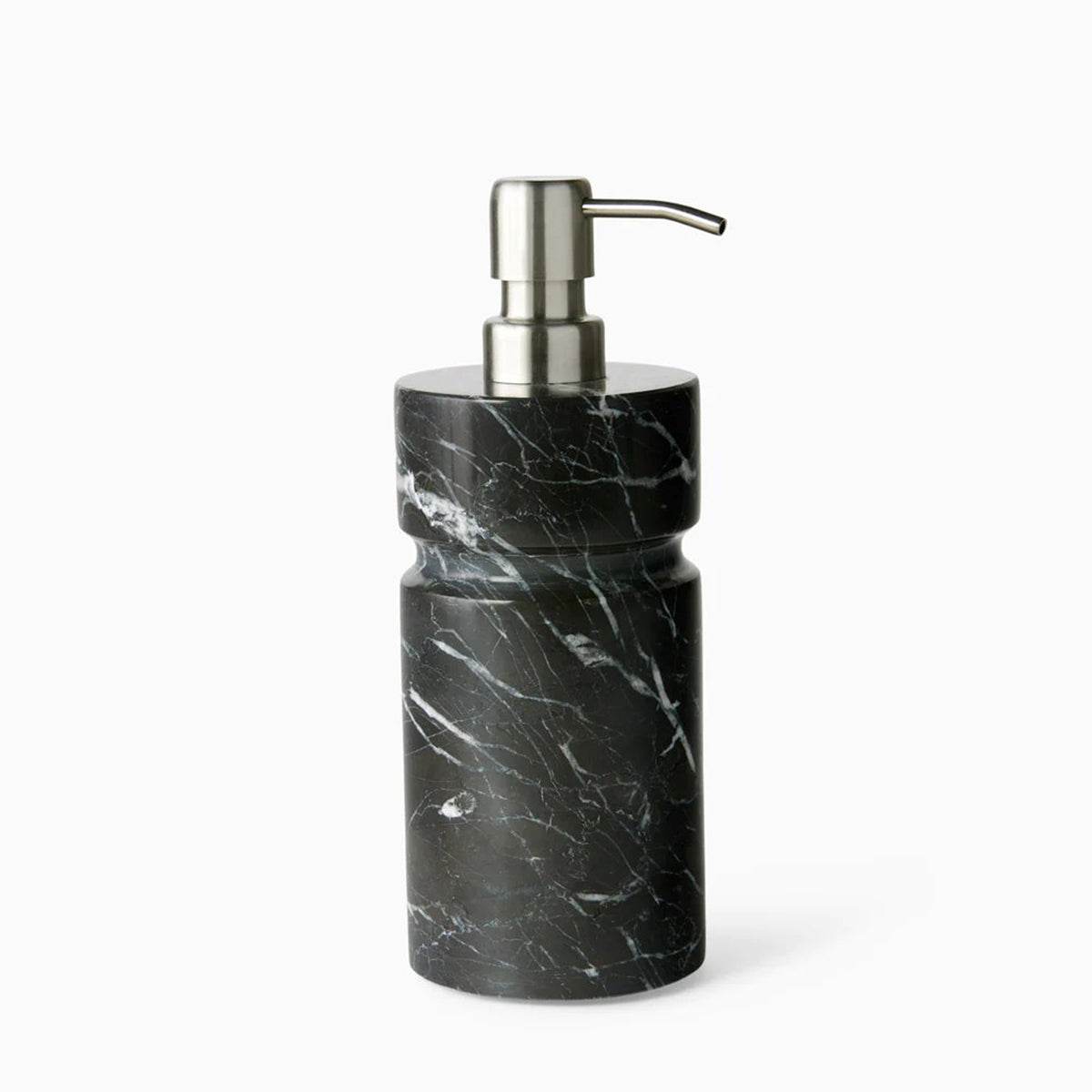 An image of Sferra Marquina Soap Dispenser - Black