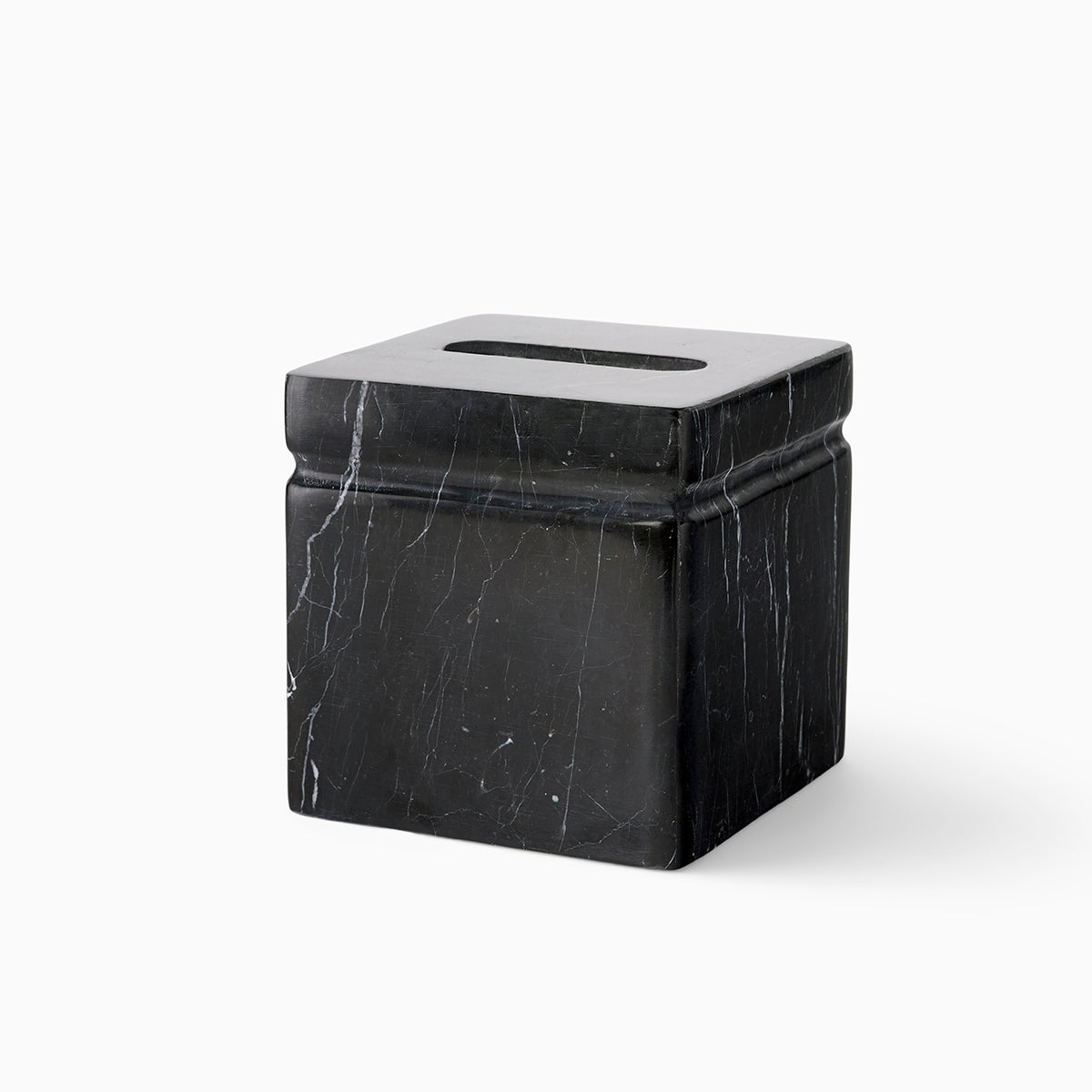 An image of Sferra Marquina Tissue Holder - Black