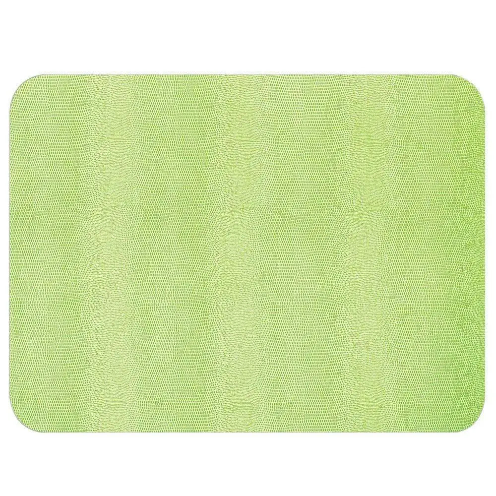 Caspari Lizard Rectangular Placemat Green