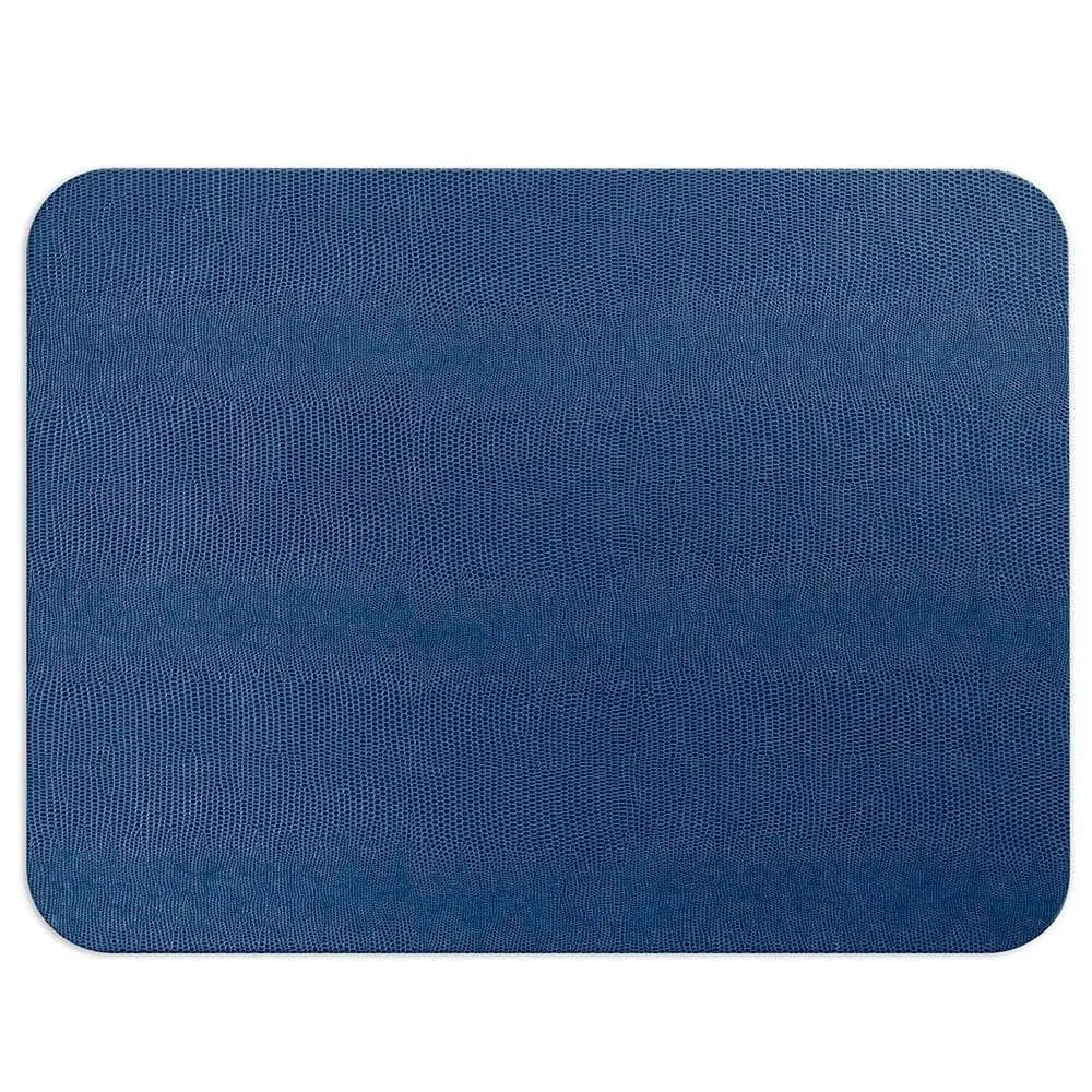 Caspari Lizard Rectangular Placemat Navy