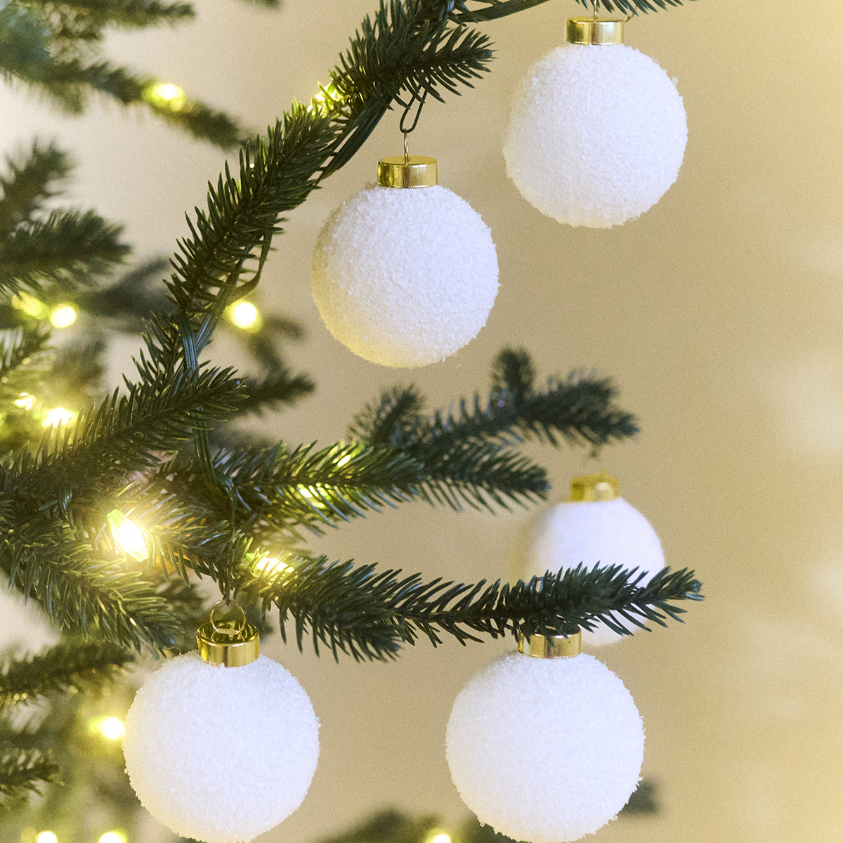 Whitehurst Main Street Merriments 2" Snow Ball Ornaments - Set of 20
