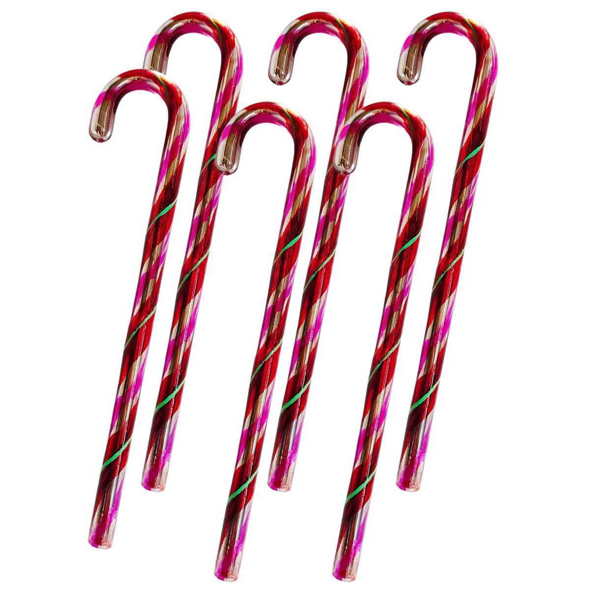 Whitehurst Main Street Merriments 6" candy Canes - Set of 6