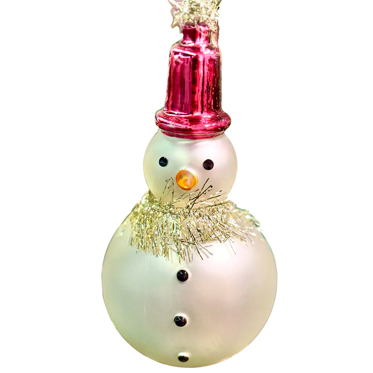 Whitehurst Main Street Merriments 5.5" Snowman Clip Ornament