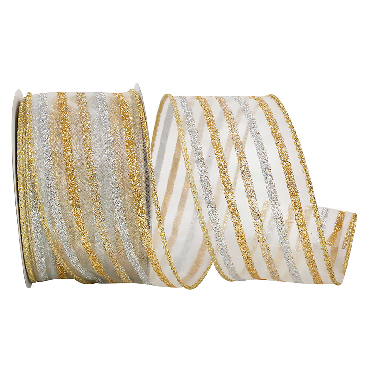 Reliant Ribbon Line Sheer Wired Edge - 2.5in, 20 yd