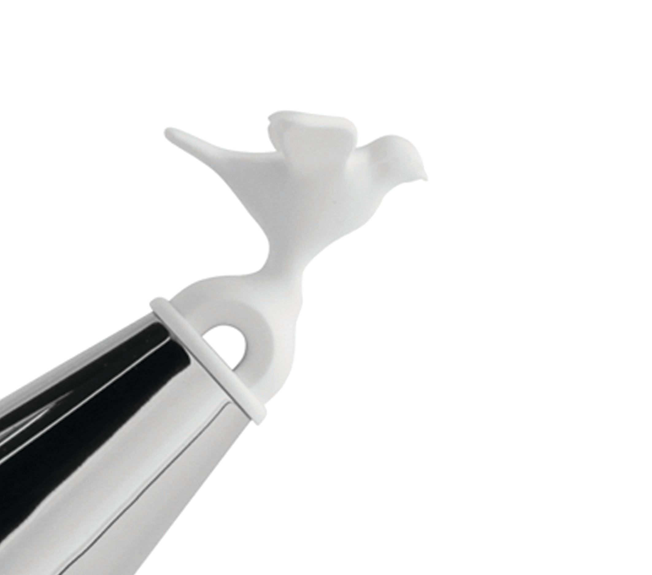 Alessi Michael Graves Stainless Steel Kettle White Handle