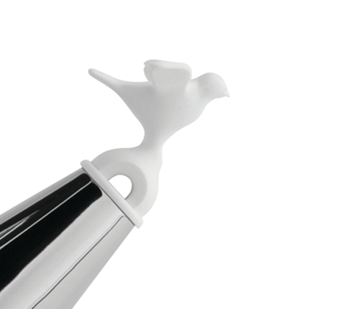 Alessi Michael Graves Stainless Steel Kettle White Handle