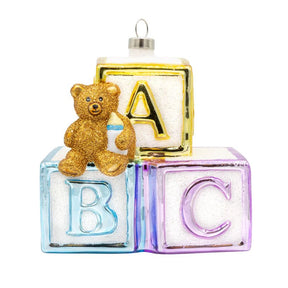 Kat & Annie Baby Blocks Ornament