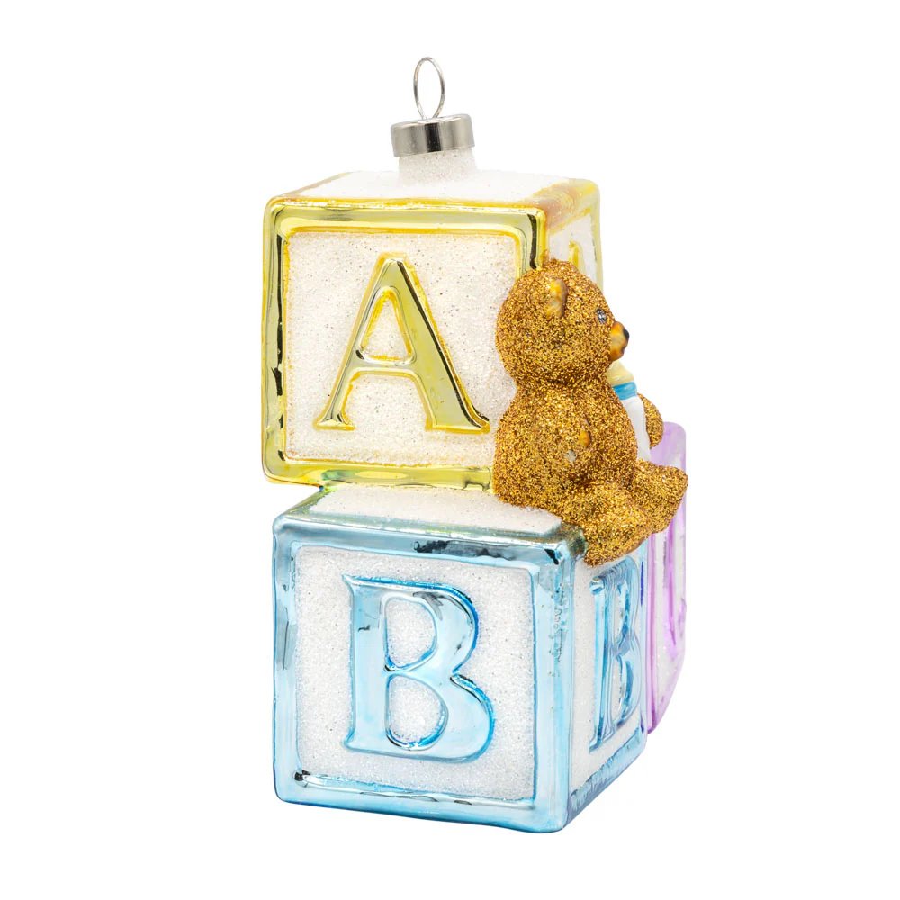 Kat & Annie Baby Blocks Ornament