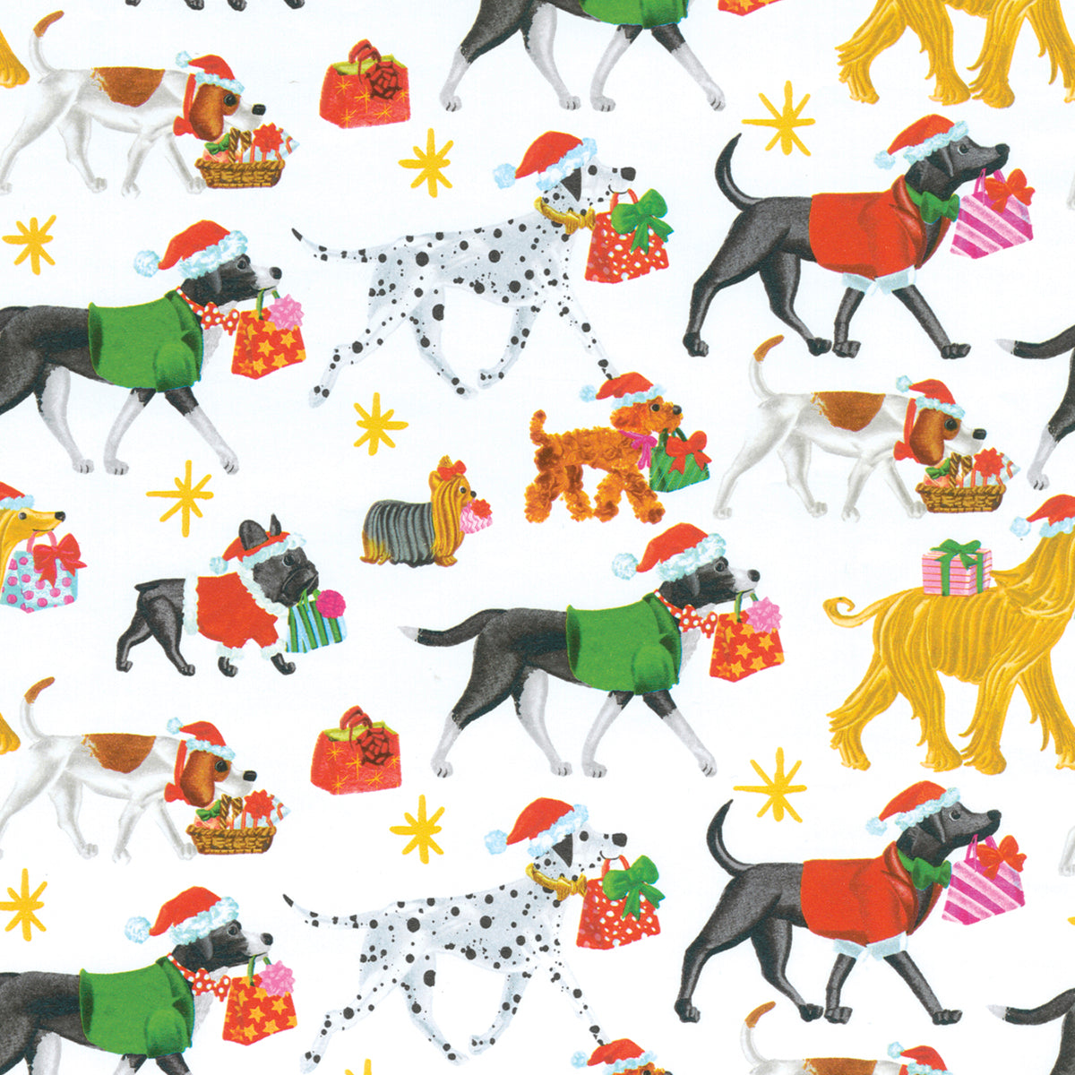 An image of Caspari Christmas Delivery Roll Wrap - 8 ft