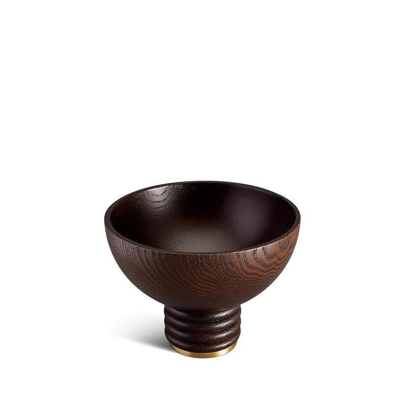 An image of L'Objet Smoked Ash Alhambra Bowl