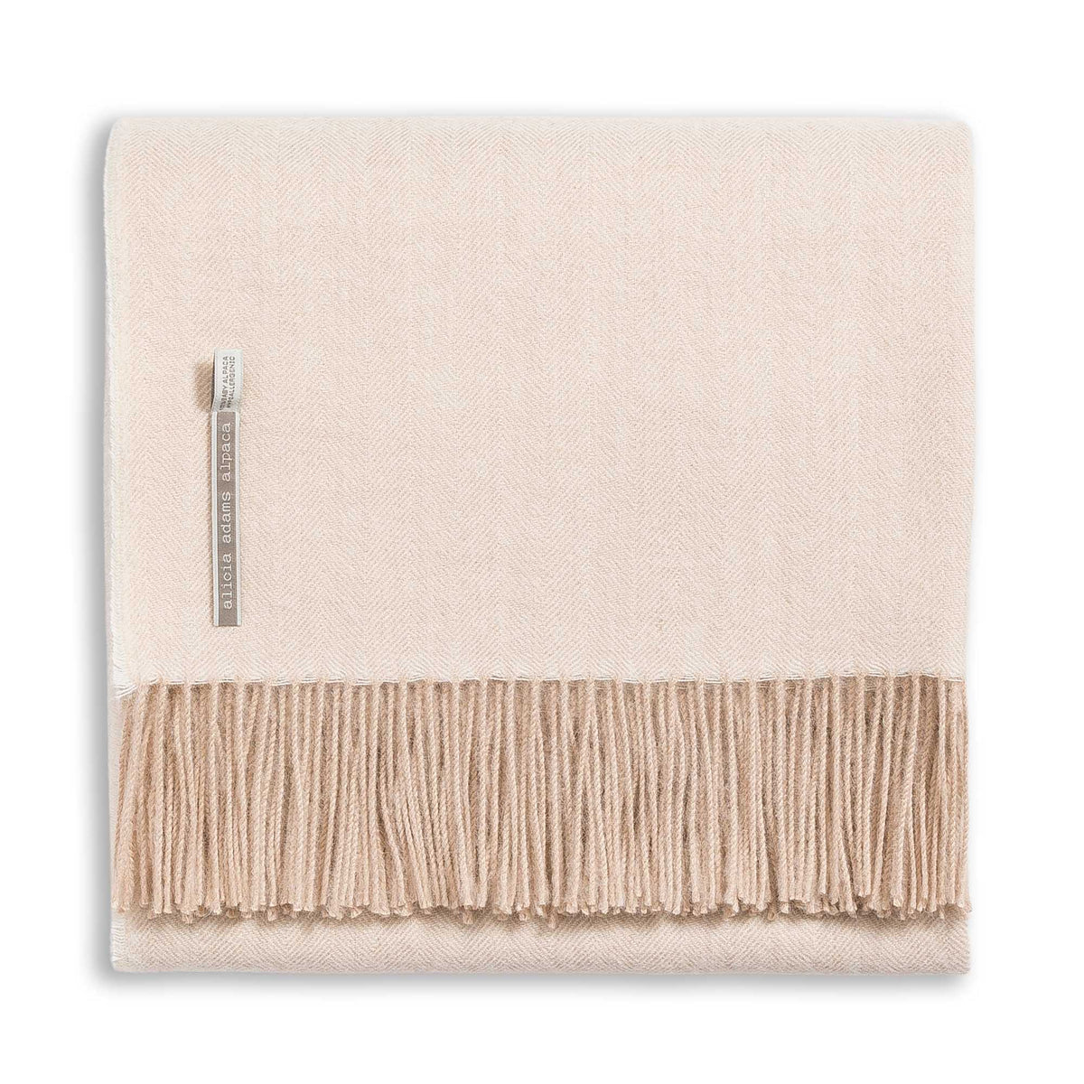 An image of Alicia Adams Classic 100% Alpaca Throw