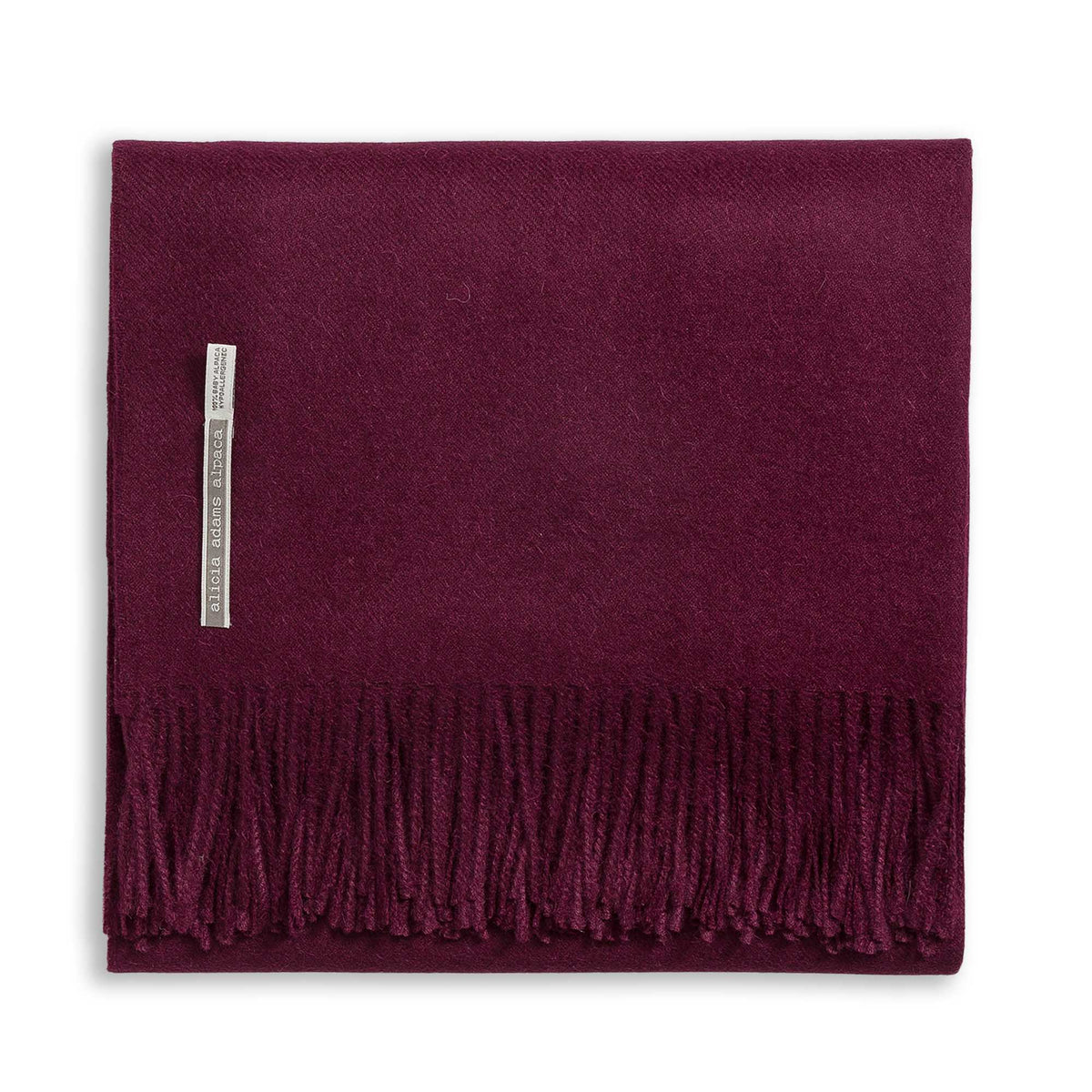 Alicia Adams Classic 100% Alpaca Throw
