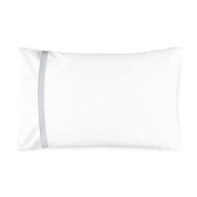 Amalia Home Sonia Pillowcase Pair in White Ice Blue