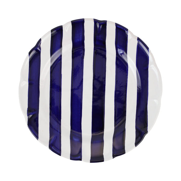 An image of Vietri Amalfitana Stripe Dinner Plate