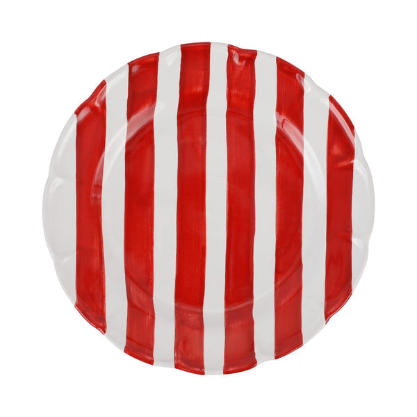An image of Vietri Amalfitana Stripe Dinner Plate