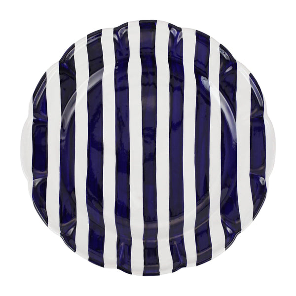 An image of Vietri Amalfitana Stripe Salad Plate