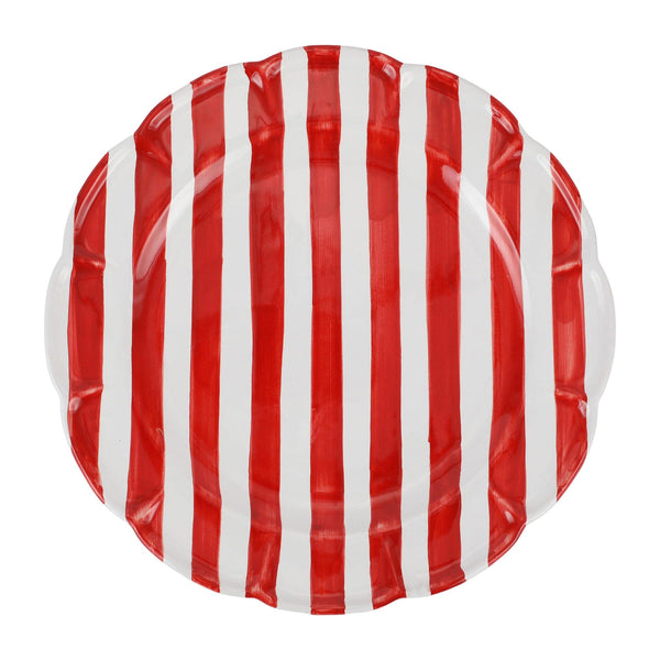 An image of Vietri Amalfitana Stripe Salad Plate