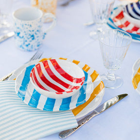 Vietri Amalfitana Stripe Salad Plate
