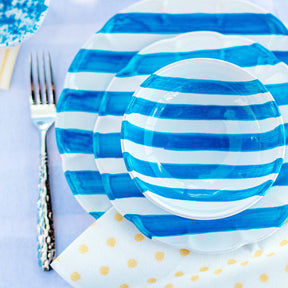 Vietri Amalfitana Stripe Salad Plate