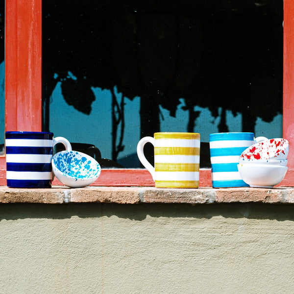 Vietri  Amalfitana Stripe Mug