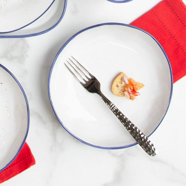 An image of Vietri Aurora Edge Dinner Plate