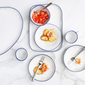 Vietri Aurora Edge Large Oval Platter