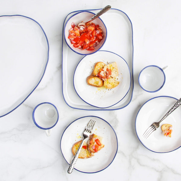 An image of Vietri Aurora Edge Large Oval Platter