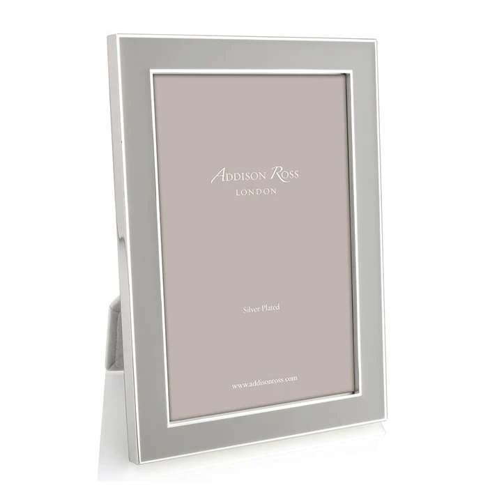 An image of Addison Ross Chiffon Enamel with Silver Frame
