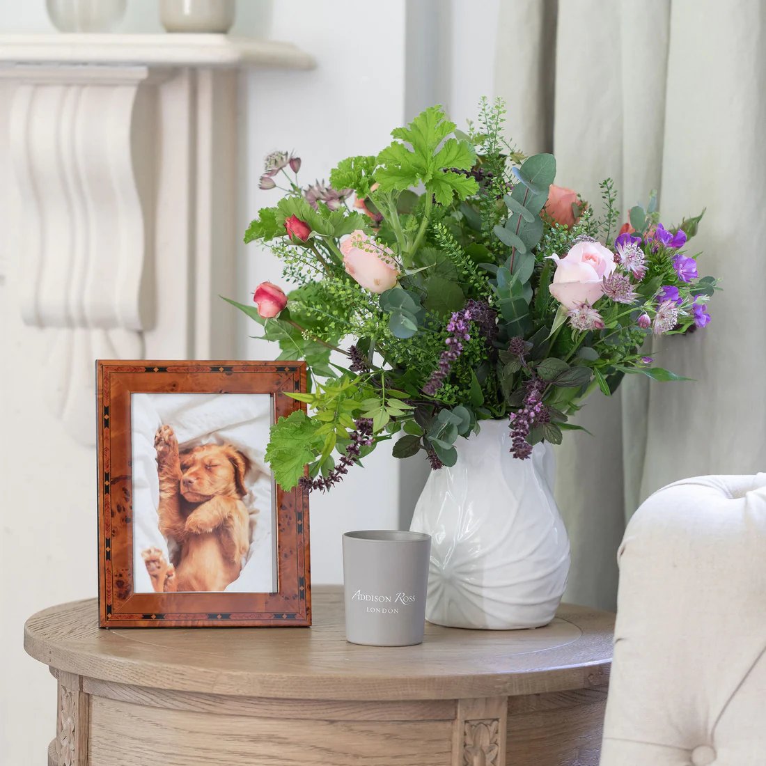 An image of Addison Ross Star Marquetry Frame