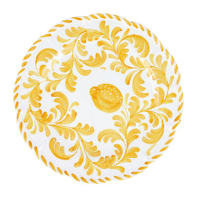 Vietri Arezzo Round Platter - Yellow