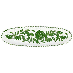 Vietri Arezzo Narrow Oval Platter - Green