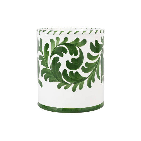 An image of Vietri Arezzo Utensil Holder - Green