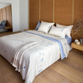 Yves Delorme/Boss  Azure Mist Duvet Cover