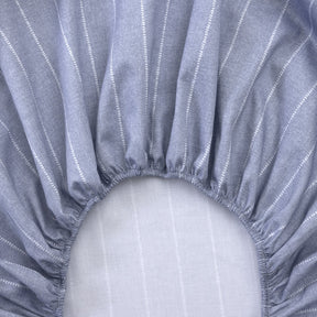 Yves Delorme/Boss  Azure Mist Fitted Sheet